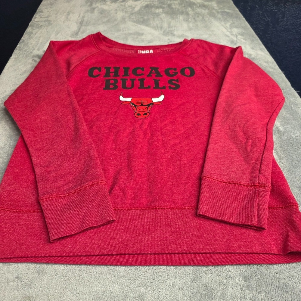 Women's Chicago Bulls NBA Crewneck Sweatshirt SZ Sm-‎ Red